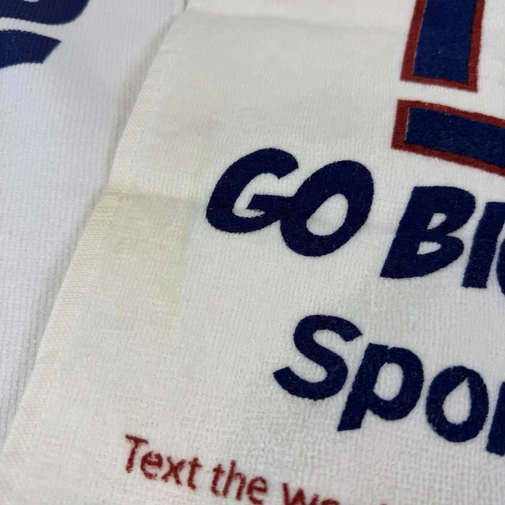New York Giants Rally Towel Ceremony Wash Lot of 10‎ Game Stadium Retired NY